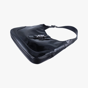 Pre-owned Gucci Jackie Black Patent 001 33 handbag | stylenewstar