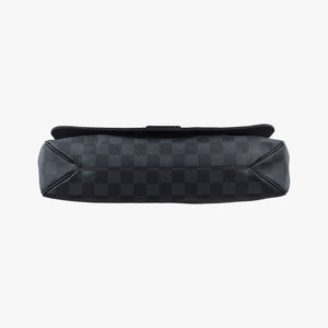 Vintage Louis Vuitton DANIEL MM Noir Damier Graphite N58029 shoulderbag | stylenewstar