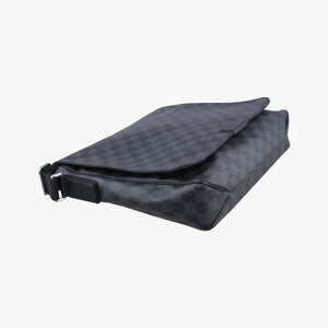 Vintage Louis Vuitton DANIEL MM Noir Damier Graphite N58029 shoulderbag | stylenewstar
