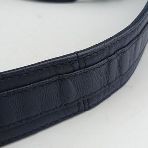 Vintage Christian Dior Lady Dior Navy lambskin shoulderbag | stylenewstar