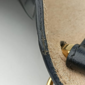 Pre-owned Fendi KAN I Black Leather 8M0381 shoulderbag | stylenewstar