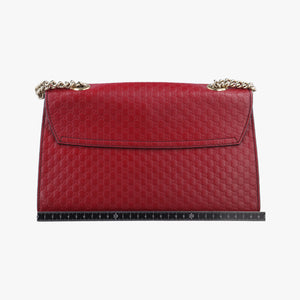 Secondhand Gucci Emily Red Leather 449635 shoulderbag | stylenewstar