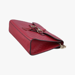 Secondhand Gucci Emily Red Leather 449635 shoulderbag | stylenewstar