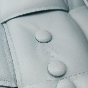 Pre-owned Bottega Veneta The Chain Cassette Blue lambskin shoulderbag | stylenewstar