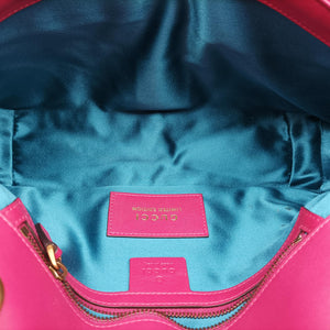 Pre-owned Gucci GG Marmont Pink velour 443497 shoulderbag | stylenewstar