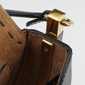 Vintage Fendi Moonlight Black Leather 8BT346 shoulderbag | stylenewstar