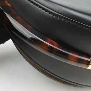 Vintage Fendi Moonlight Black Leather 8BT346 shoulderbag | stylenewstar