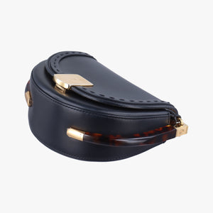 Vintage Fendi Moonlight Black Leather 8BT346 shoulderbag | stylenewstar