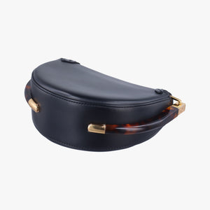 Vintage Fendi Moonlight Black Leather 8BT346 shoulderbag | stylenewstar