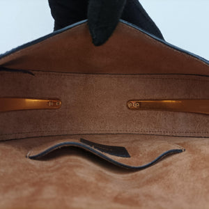 Vintage Fendi Moonlight Black Leather 8BT346 shoulderbag | stylenewstar