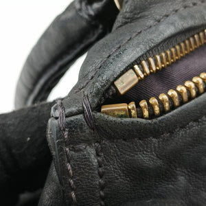 Pre-owned Givenchy Pandora Black Leather shoulderbag | stylenewstar