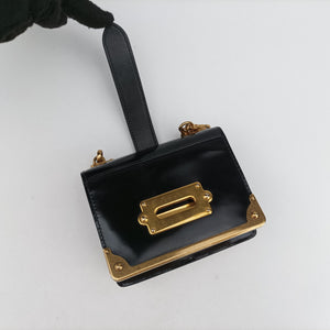 Pre-owned Prada Cahier Black Leather shoulderbag | stylenewstar