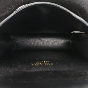 Pre-owned Prada Cahier Black Leather shoulderbag | stylenewstar