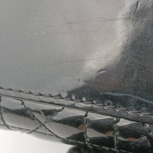 Pre-owned Christian Dior Lady Dior Black Patent shoulderbag | stylenewstar