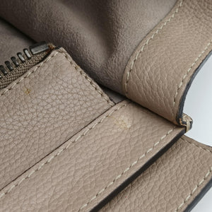 Secondhand Celine luggage mini shopper Grey leather handbag | stylenewstar