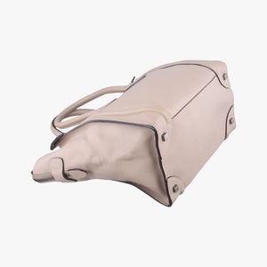 Secondhand Celine luggage mini shopper Grey leather handbag | stylenewstar