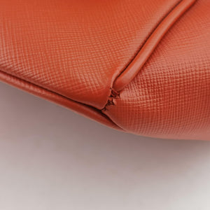 Pre-owned Prada Galleria Orange SAFFIANO Leather BN1844 handbag | stylenewstar