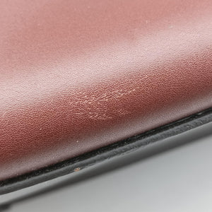 Vintage Celine Luggage Mini Shopper Brown×blue×red Leather handbag | stylenewstar