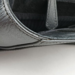 Pre-owned Fendi 2 JOURS Black Leather 8BH250 shoulderbag | stylenewstar