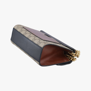 Secondhand Gucci Padlock beige×black PVC coated canvas×Leather 409487 shoulderbag | stylenewstar