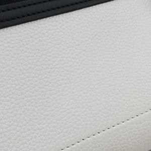 Pre-owned Celine Luggage Mini Shopper Black×white Leather handbag | stylenewstar