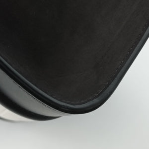 Pre-owned Celine Luggage Mini Shopper Black×white Leather handbag | stylenewstar