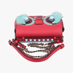 Pre-owned Fendi Micro Monster Double Baguette Multicolour Leather 8M0371 shoulderbag | stylenewstar