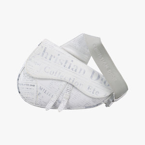 Secondhand Christian Dior Saddle White Leather shoulderbag | stylenewstar