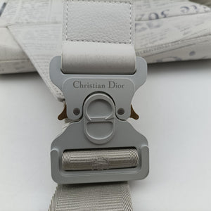 Secondhand Christian Dior Saddle White Leather shoulderbag | stylenewstar