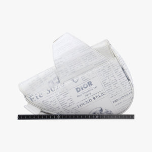 Secondhand Christian Dior Saddle White Leather shoulderbag | stylenewstar