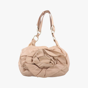 Pre-owned Yves Saint Laurent Mombasa Pink Leather 112937 shoulderbag | stylenewstar