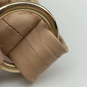 Pre-owned Yves Saint Laurent Mombasa Pink Leather 112937 shoulderbag | stylenewstar