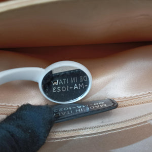 Pre-owned Christian Dior D'Trick Black×White leather shoulderbag | stylenewstar