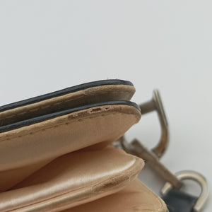 Pre-owned Christian Dior D'Trick Black×White leather shoulderbag | stylenewstar