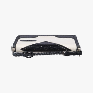 Pre-owned Christian Dior D'Trick Black×White leather shoulderbag | stylenewstar