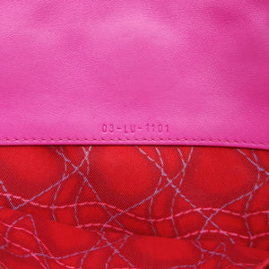 Secondhand Christian Dior Miss Dior Cannage New Lock Pink lambskin shoulderbag | stylenewstar
