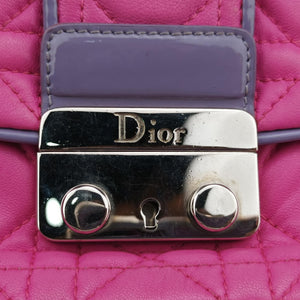 Secondhand Christian Dior Miss Dior Cannage New Lock Pink lambskin shoulderbag | stylenewstar