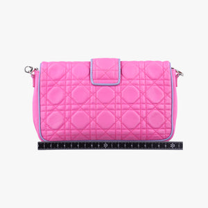 Secondhand Christian Dior Miss Dior Cannage New Lock Pink lambskin shoulderbag | stylenewstar