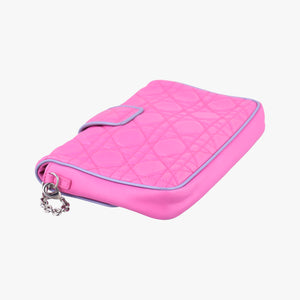 Secondhand Christian Dior Miss Dior Cannage New Lock Pink lambskin shoulderbag | stylenewstar