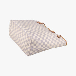 Vintage Louis Vuitton Neverfull MM Azur Damier Canvas N51107 handbag | stylenewstar