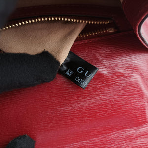 Pre-owned Gucci Sylvie red×Multicolour Leather 524405 shoulderbag | stylenewstar