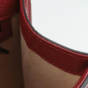 Pre-owned Gucci Sylvie red×Multicolour Leather 524405 shoulderbag | stylenewstar