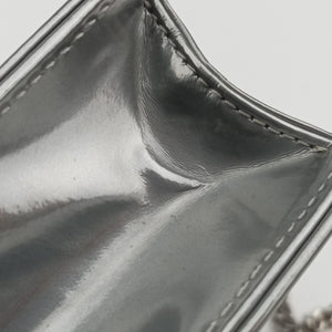 Secondhand Christian Dior Diorama Silver leather shoulderbag | stylenewstar
