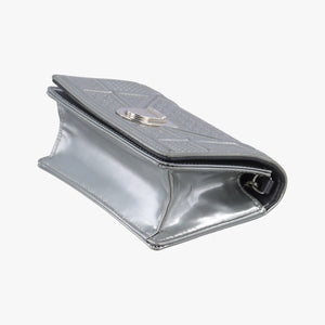 Secondhand Christian Dior Diorama Silver leather shoulderbag | stylenewstar