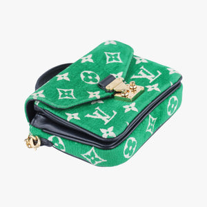 Vintage Louis Vuitton Monogram Micro Metis Green x Black x White Velvet M81494 shoulderbag | stylenewstar