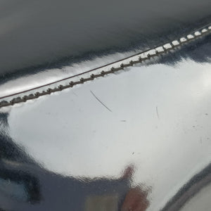 Pre-owned Prada Cleo Silver Enamel 1BC499 shoulderbag | stylenewstar