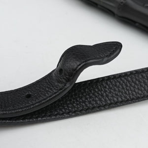 Pre-owned Gucci Bamboo Fringe Black Leather 347099 shoulderbag | stylenewstar