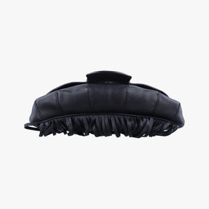 Pre-owned Gucci Bamboo Fringe Black Leather 347099 shoulderbag | stylenewstar