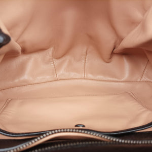 Pre-owned Gucci Bamboo Fringe Black Leather 347099 shoulderbag | stylenewstar