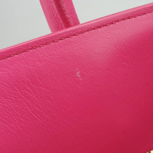 Vintage Yves Saint Laurent SAC DE JOUR Rose Leather 324823 shoulderbag | stylenewstar